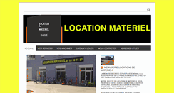 Desktop Screenshot of menuiserie-location-materiel.com