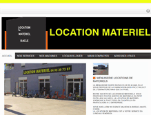 Tablet Screenshot of menuiserie-location-materiel.com